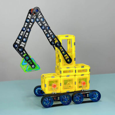 Buy Remote Control Excavating Machinery Magnetic Tiles Accessories Building Blocks 3D online manufacture