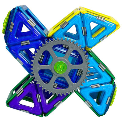 Buy STEM Educational Colorful Magnetic Tile Building Set Boomerang Shaped Block Toys online manufacture