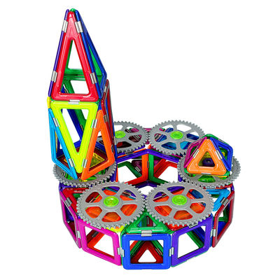 Buy Creative Kids Stem Magnetic Building Tiles Educational Magnetic Blocks Turntable online manufacture
