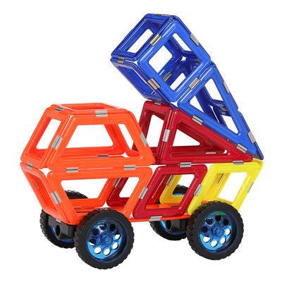 Buy Children Magnetic Building Blocks Car Toys Engineering Vehicle 3D Magnet Set online manufacture