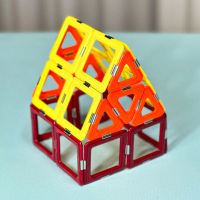 Buy Small House Magnetic Shapes For Building ,  Magnetic Tiles Construction Set 3 Years + online manufacture