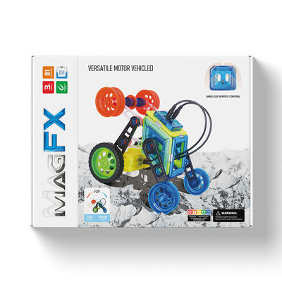 DIY Puzzle Toys Magnetic Block Sets Versatile Shapes Magnetic Building Tiles With Wheel