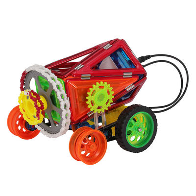 STEM Learning Magnetic Toy Cars Set Remote Controlled Magnetic Tiles Toys For Kids