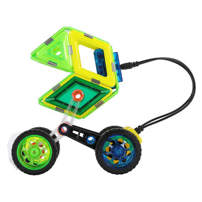 Creative Plastic Gift Magnetic Tiles Remote Control Car Magnetic Play Blocks