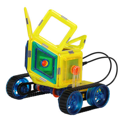 Magnetic Tiles Remote Control Car 3d Magnetic Blocks Little Rabbit Car Toys