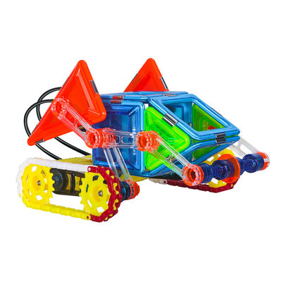 Remote Controlled Motor Magnetic Tiles Car Set Locomotive Vanguard Warriors Toys