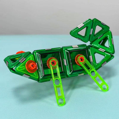 Grasshopper Shaped Remote Control Magnetic Tiles Toys Assembling Accessories