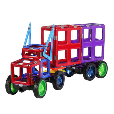 Heavy Truck Magnetic Tiles Vehicles Educational Magnetic Building Blocks Toy Sets