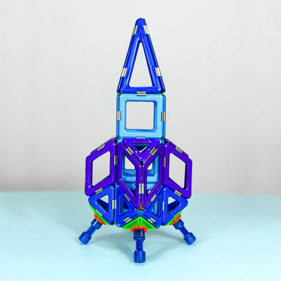 Magnetic Tile Building Block Puzzle Toy For Future Technology Mecha Small Rocket