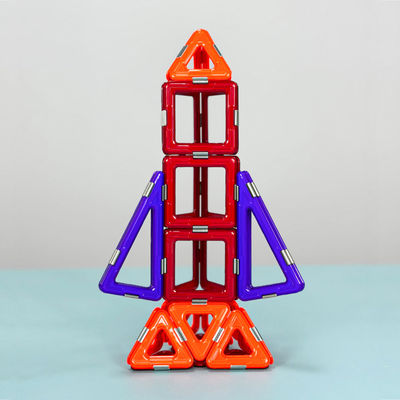 Little Rocket Magnetic Science Tiles Multicoloured Magnetic Building Set DIY Assembly