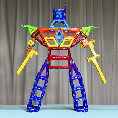 Mecha Optimus Prime Magnetic Science Tiles , Multi Educational Magnetic Blocks