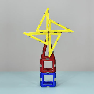 3D DIY Magnetic Construction Toys Tiles Right Angle Windmill Building Blocks