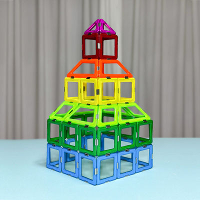 Kids Gift Magnetic Construction Toys Rainbow Castle Building Blocks Sets
