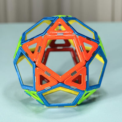 DIY 3D Magnetic Tiles Freestyle Planet Exploration Shapes Magnetic Building Blocks